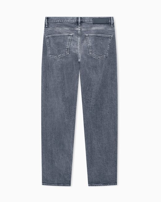 Giorgio Armani Blue Five-Pocket, Regular-Fit Trousers for men
