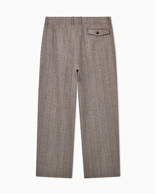 Giorgio Armani Gray Trouser Oversized for men