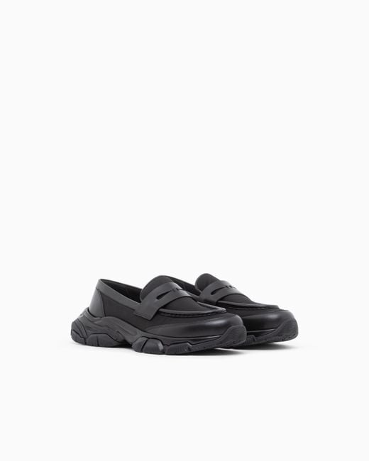 Giorgio Armani White Loafers for men