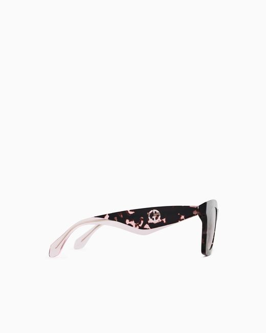 Giorgio Armani Multicolor Butterfly-Shaped Sunglasses