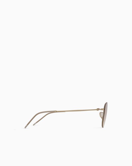 Giorgio Armani White Pillow Sunglasses for men