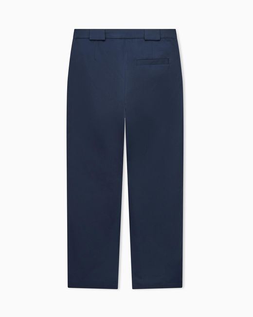 Giorgio Armani Blue Trouser Regular Fit for men