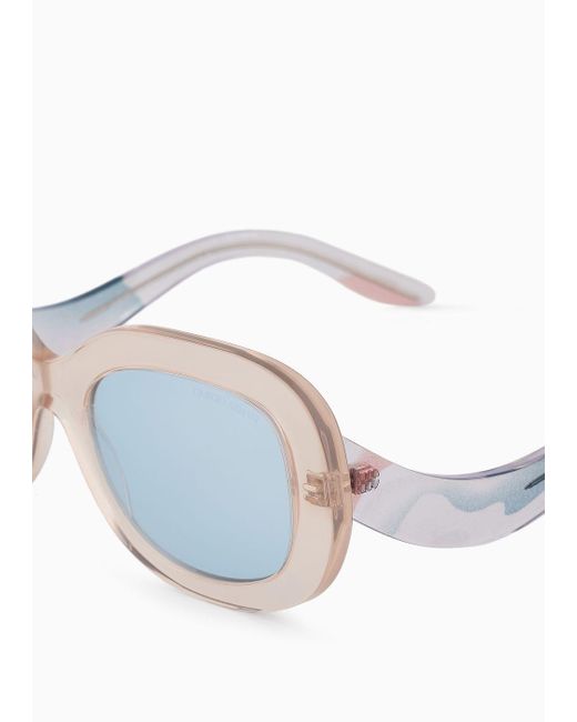 Giorgio Armani Blue Ovale Sonnenbrille