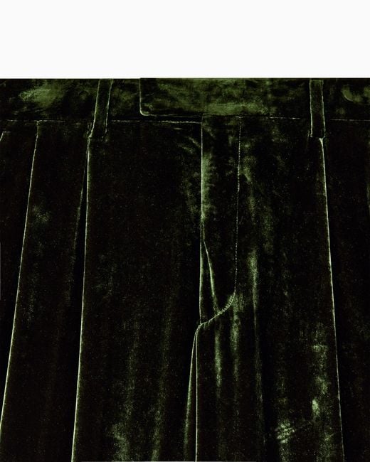Giorgio Armani Black Oversized Trousers for men
