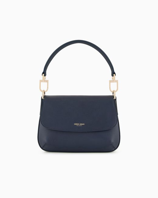 Giorgio Armani Blue Small La Prima Soft Bag