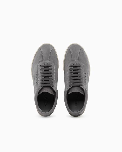 Giorgio Armani White Lace-Up Sneaker