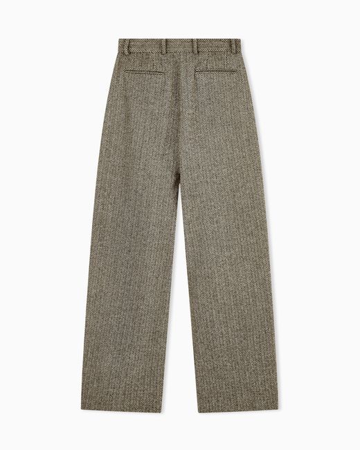Giorgio Armani Gray Armani/Archivio Fw1990 Pleat Trousers