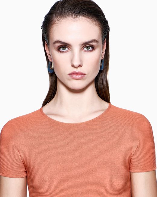Giorgio Armani Pink Crew Neck Jumper