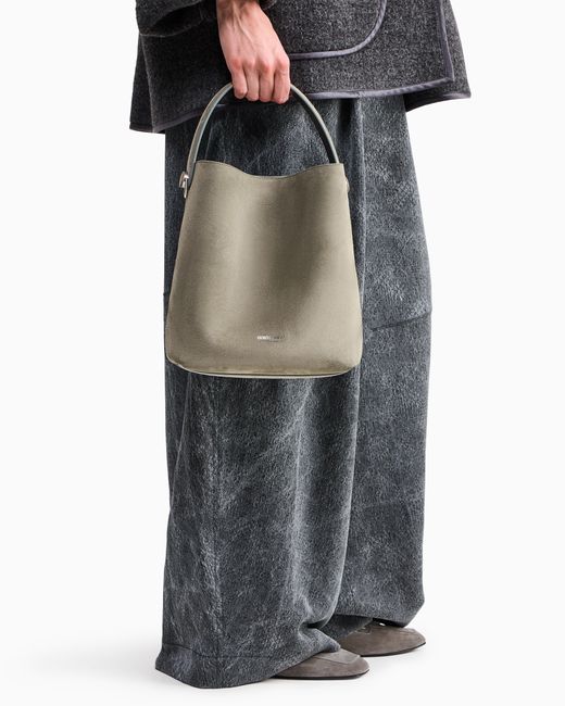 Giorgio Armani Gray Shoulder Bag