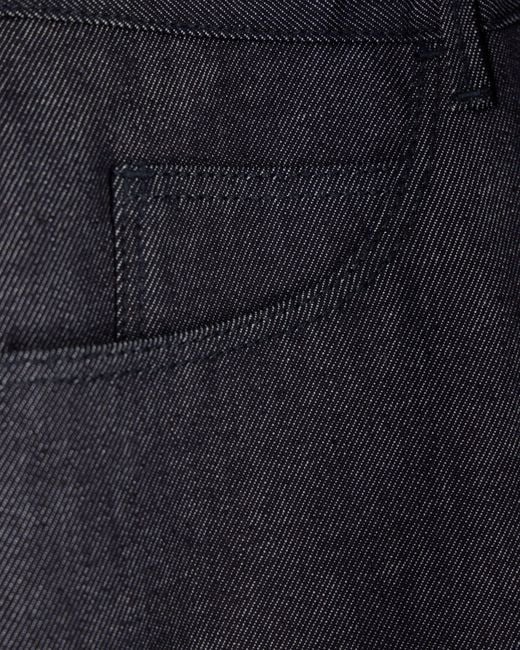 Giorgio Armani Blue Regular Fit 5-Pocket Pants for men