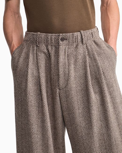 Giorgio Armani Gray Trouser Oversized for men
