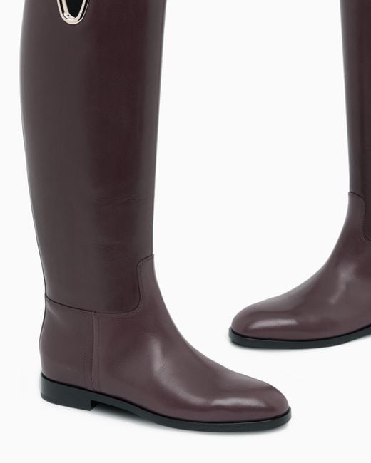 Giorgio Armani Brown Boot