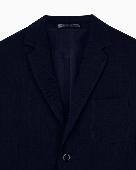 Giorgio Armani Blue Blazer Regular Fit for men