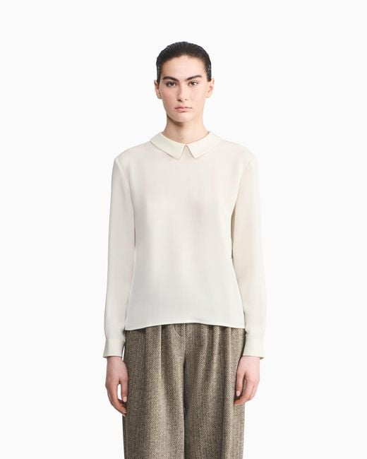 Giorgio Armani White Armani/Archivio Fw1990 Blouse