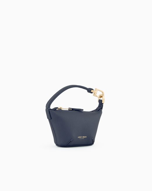 La Prima Soft Hobo Micro di Giorgio Armani in Blue