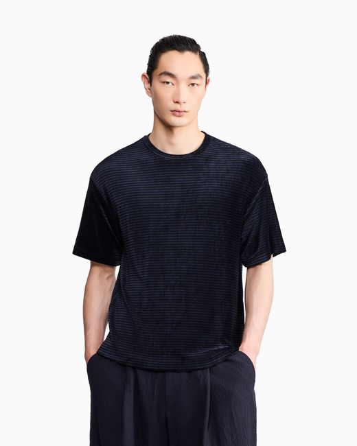 Giorgio Armani Blue T-Shirt Regular Fit for men