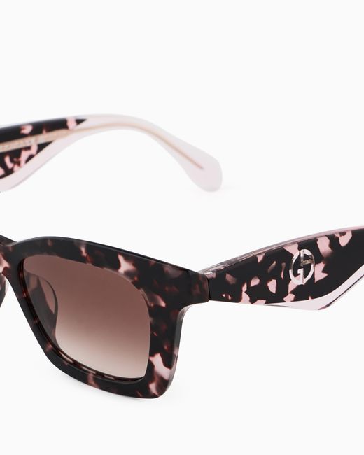 Giorgio Armani Multicolor Butterfly-Shaped Sunglasses