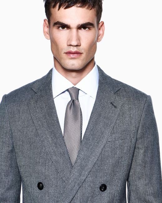 Giorgio Armani Blue Soho Line Double-Breasted Suit for men