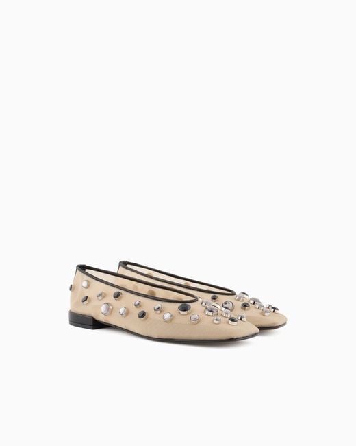 Giorgio Armani White X 10 Corso Como Ballerinas