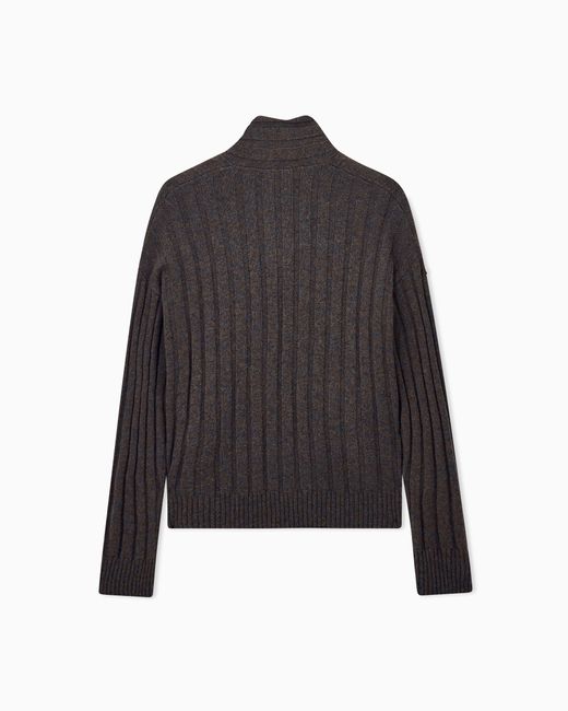 Giorgio Armani Black Sweater Regular Fit for men