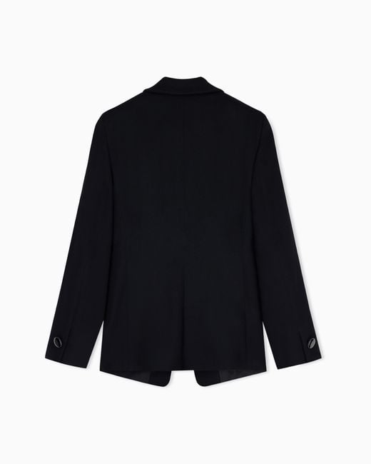 Giorgio Armani Black Single-Breasted Jacket