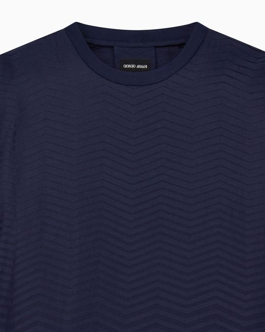 Giorgio Armani Blue T-Shirt Shirt for men