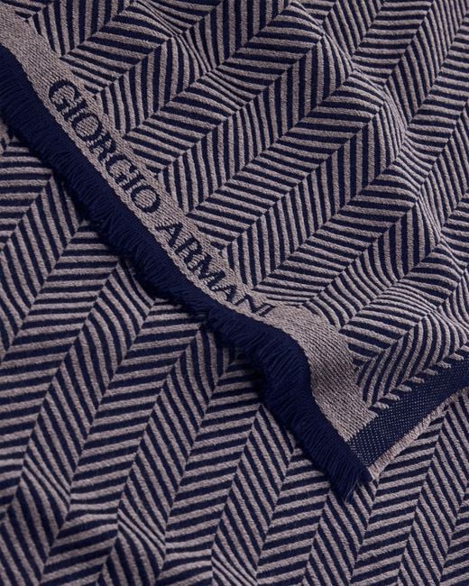Giorgio Armani Purple Scarf for men