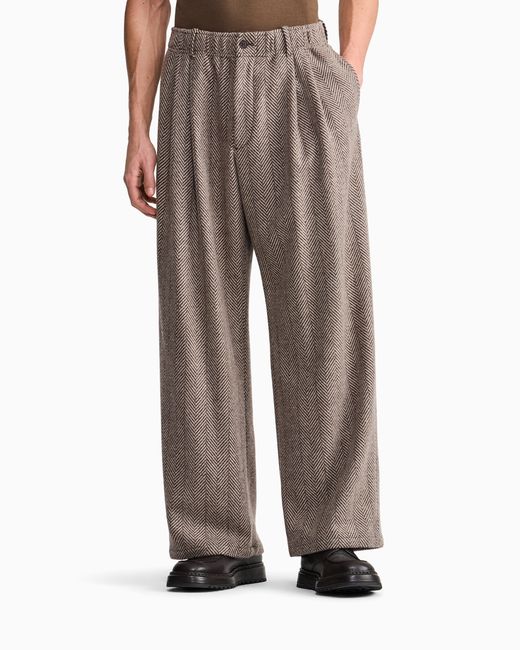 Giorgio Armani Gray Trouser Oversized for men