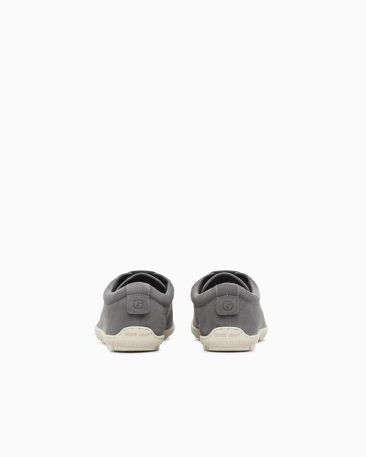 Giorgio Armani White Lace-Up Sneaker