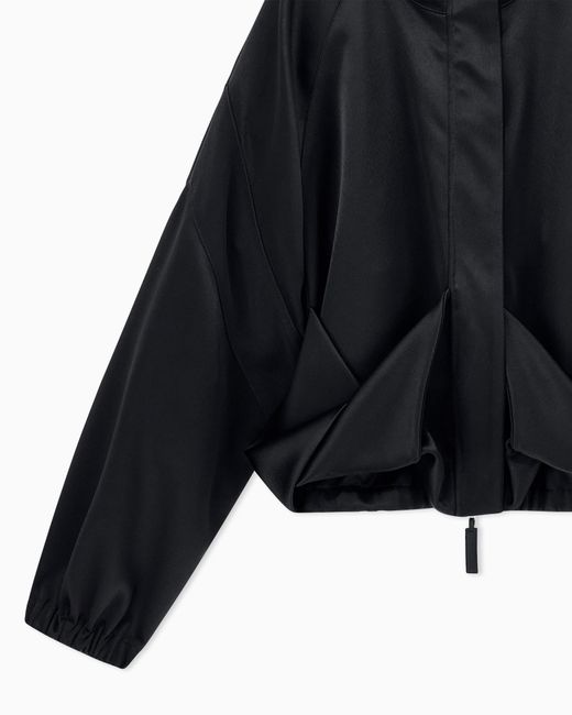 Giorgio Armani Black Caban Coat