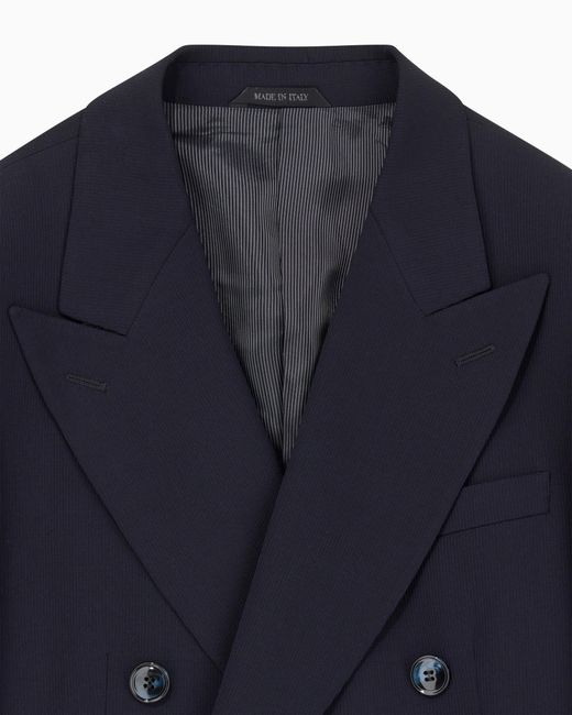 Giorgio Armani Blue Royal Line Double-Breasted Suit for men