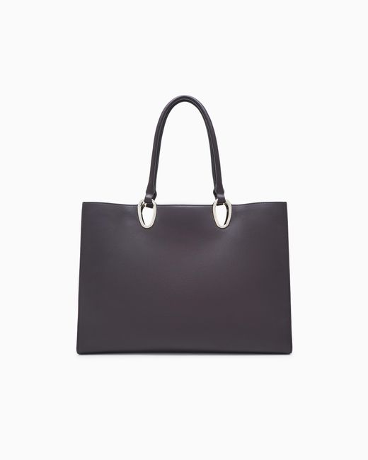 Giorgio Armani Blue Medium Shopper Bag
