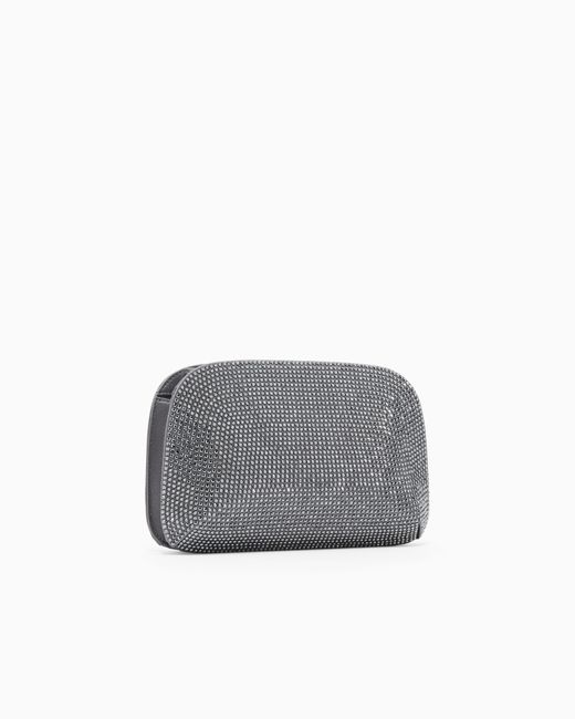 Giorgio Armani Gray Evening Bag