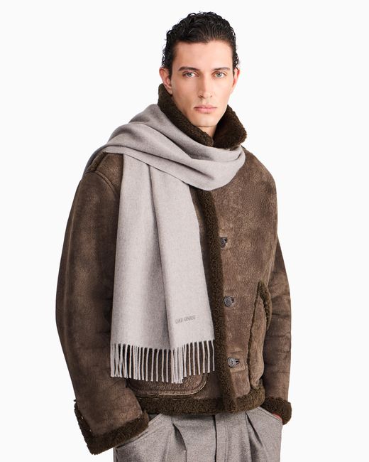 Giorgio Armani Purple Stole for men