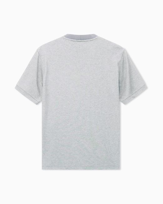 Giorgio Armani White Jumper Regular Melange Sweater for men