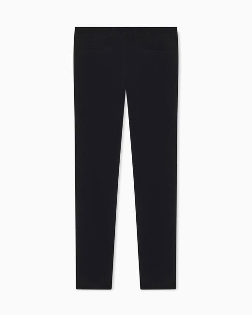 Giorgio Armani Black Velvet Trousers for men
