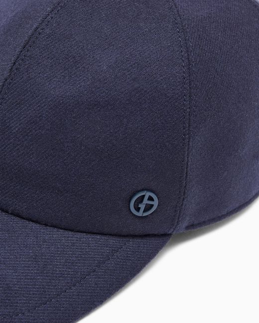 Giorgio Armani Blue Baseball Hat for men