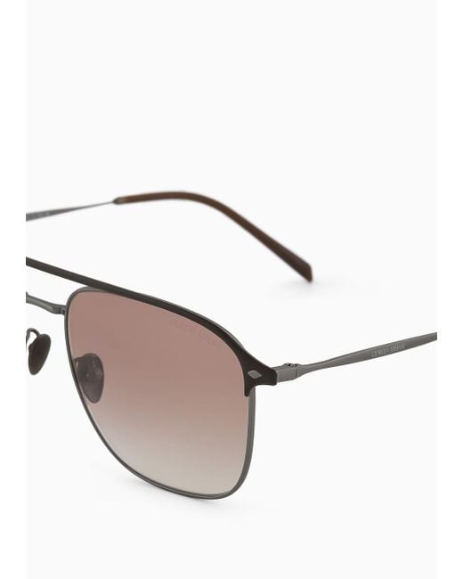 Giorgio Armani Multicolor Square Sunglasses for men