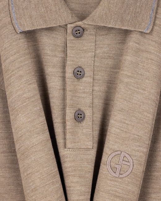 Giorgio Armani Natural Polo Shirt Regular Fit for men