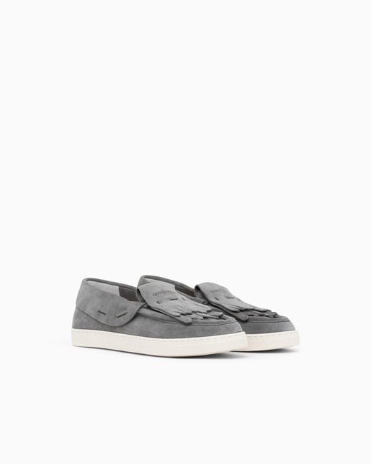 Giorgio Armani White Loafer for men