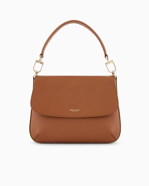 Giorgio Armani Brown Medium La Prima Soft Bag