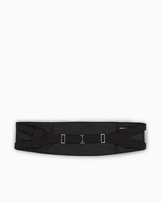 Ceinture De Smoking Réglable En Satin Noir - 4 Plis Vintage - Pour Homme, Taille Jusqu'à 122 Cm (48 Pouces) - 10