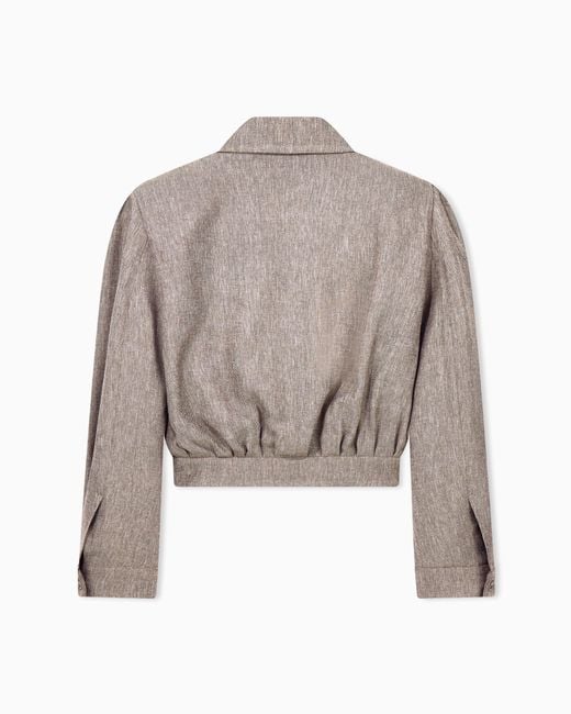 Giorgio Armani Brown Armani/Archivio Ss1983 Blouson