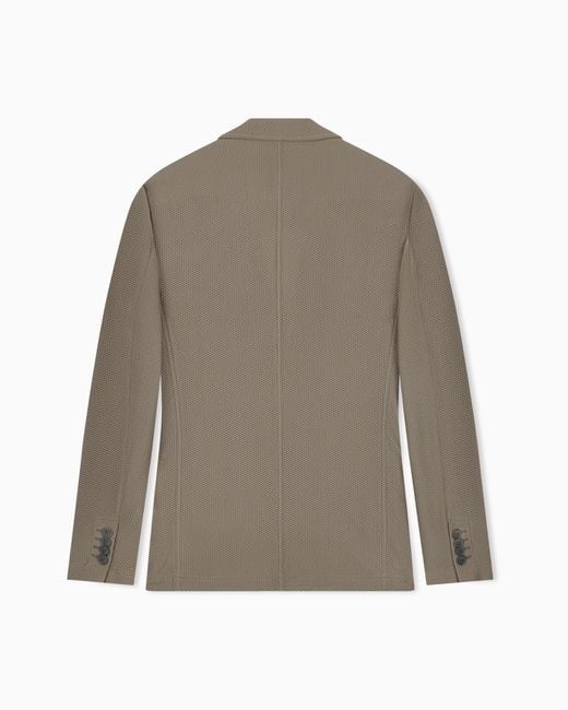 Giorgio Armani Brown Single-Breasted Jacket for men