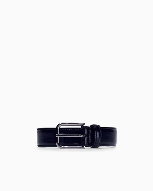 Giorgio Armani Blue Tongue Belt for men