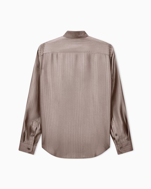 Giorgio Armani Brown Shirt Regular Fit for men