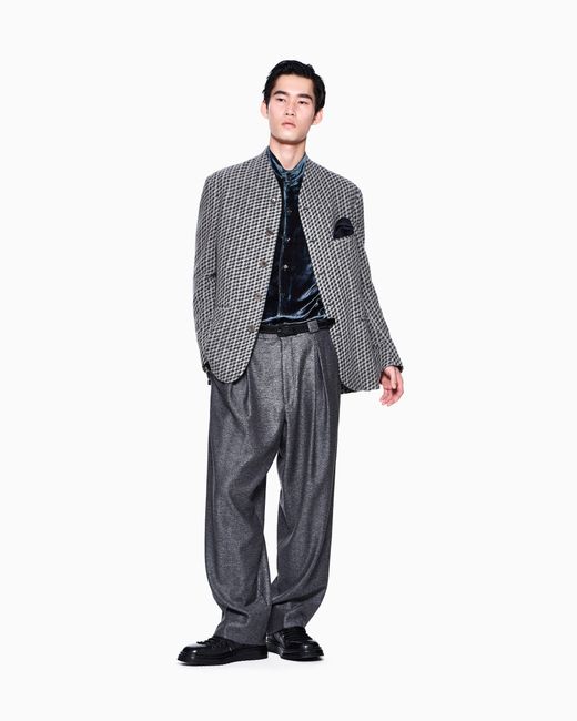 Giorgio Armani Blue Shirt Regular Fit for men