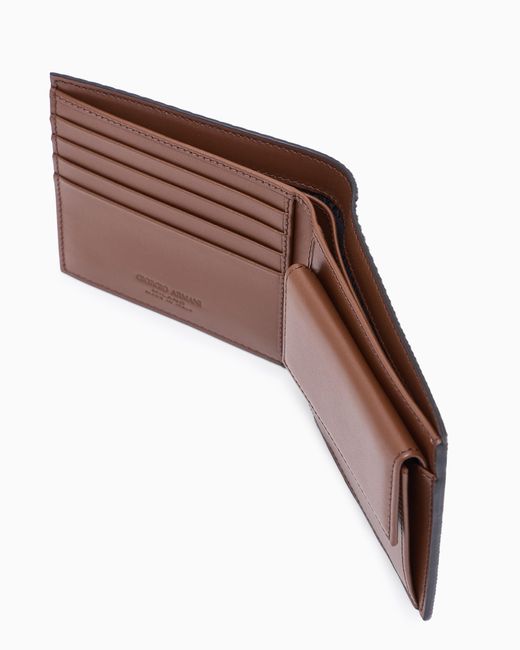 Giorgio Armani Brown Bi-Fold Wallet for men
