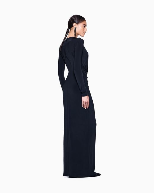Giorgio Armani Blue Long Dress