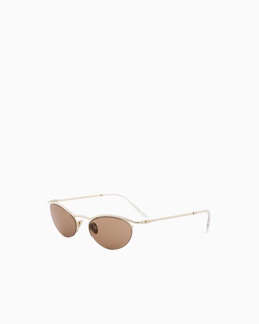 Giorgio Armani White Butterfly Sunglasses